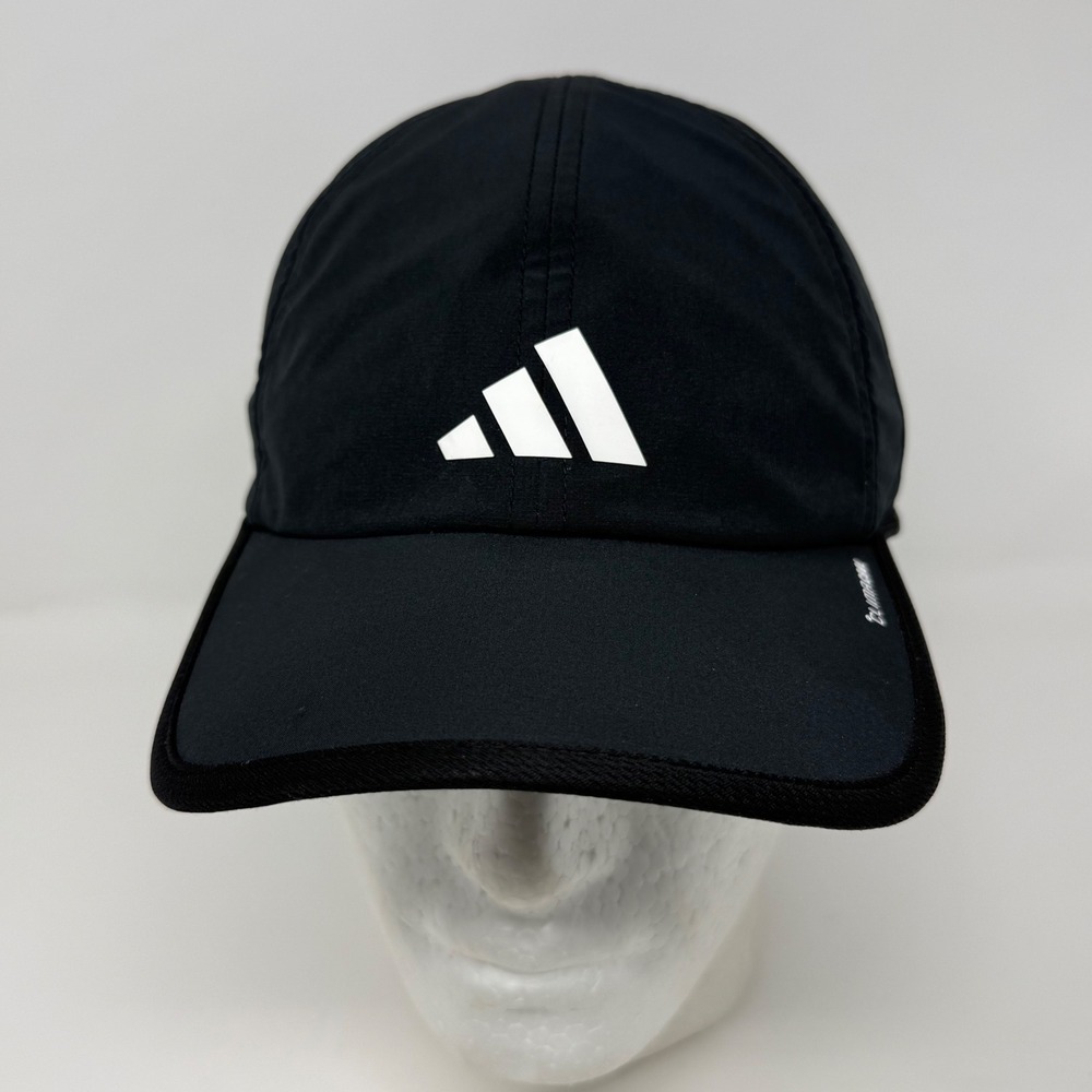 Adidas ClimaCool Running Hat Black White Performance Training‎ Cap C183 90288